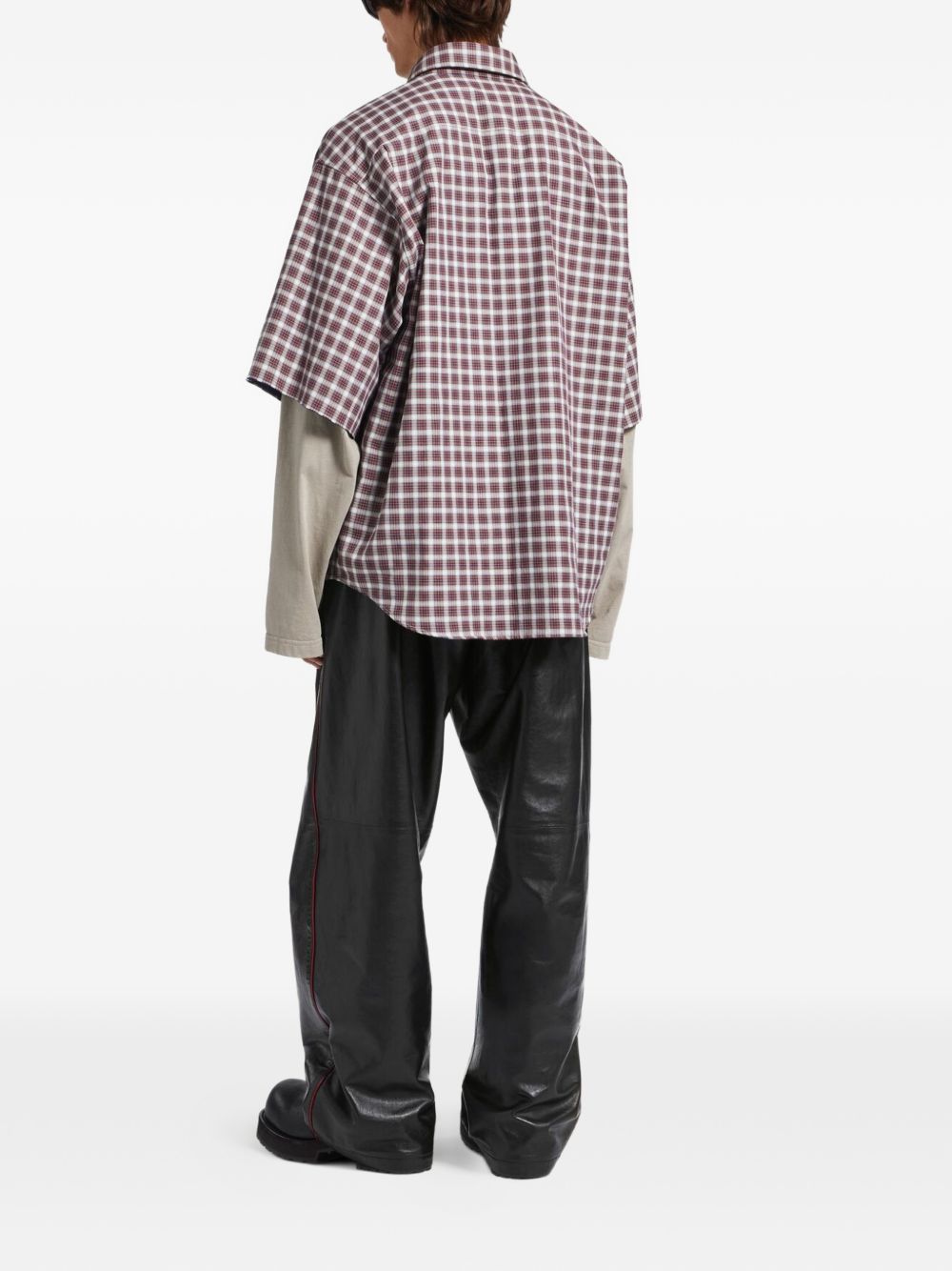 Balenciaga Shirts — Checked Cotton Shirt, From €450