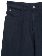 Emporio Armani Trousers — Linen Wide Leg for Women