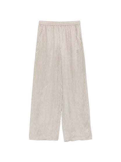 Emporio Armani Trousers — Satin Lyocell Wide Leg (Women)