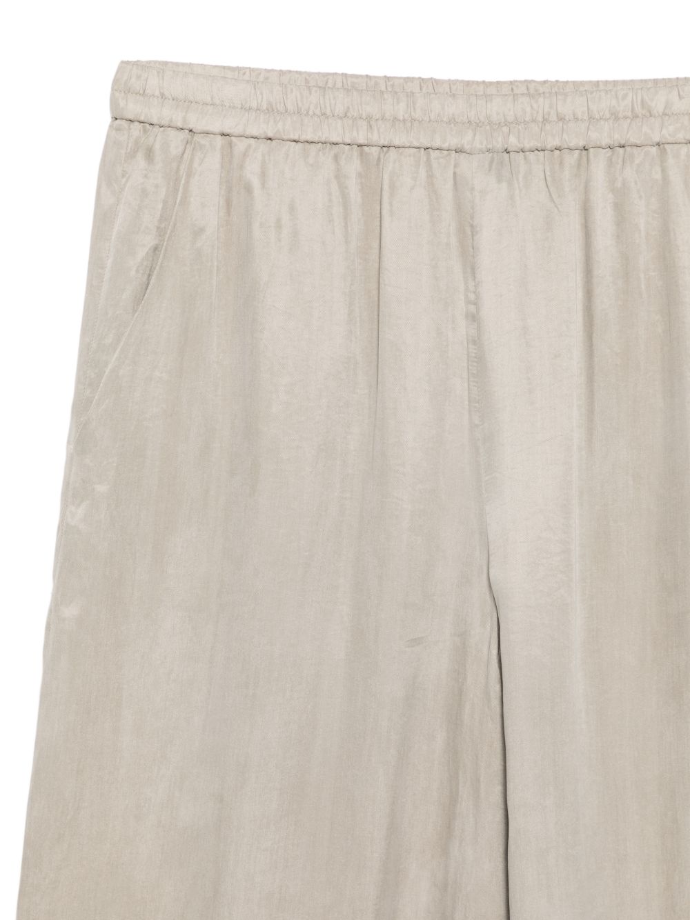 Emporio Armani Trousers — Satin Lyocell Wide Leg (Women)