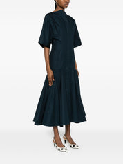 JACQUEMUS La Robe Moisson Midi Dress | Blue V‑Neck