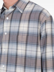 Auralee Blue Wool Checked Shirts — New In Spring 2026