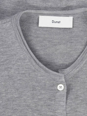 Dunst Dunst Cotton Blend Cardigan for Women - Grey