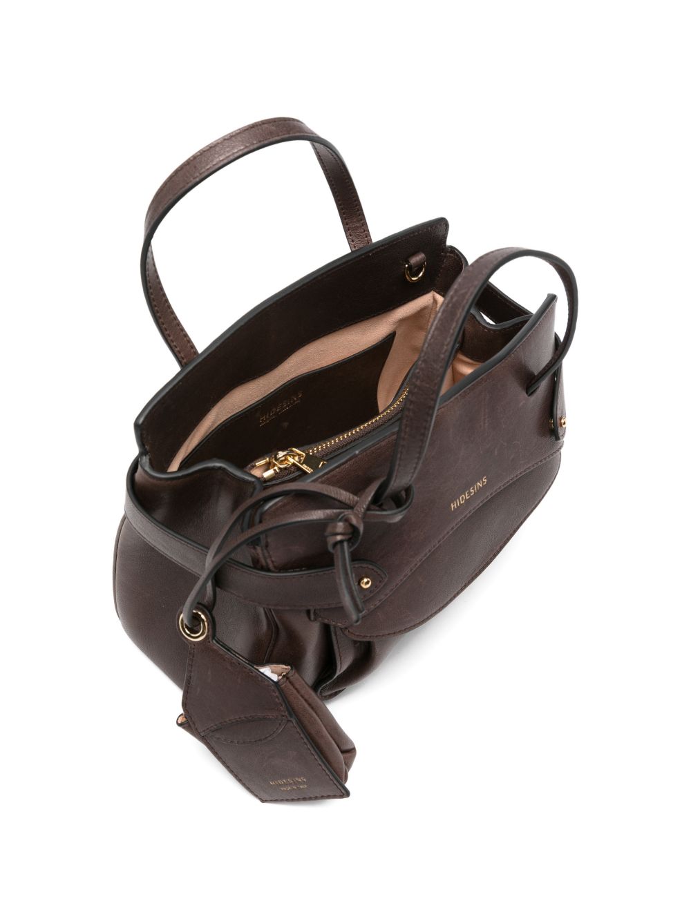 HIDESINS Lullaby Small Leather Tote — Brown Shopper