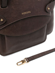 HIDESINS Lullaby Small Leather Tote — Brown Shopper
