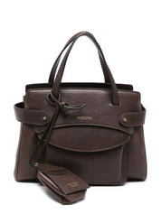 HIDESINS Lullaby Small Leather Tote — Brown Shopper
