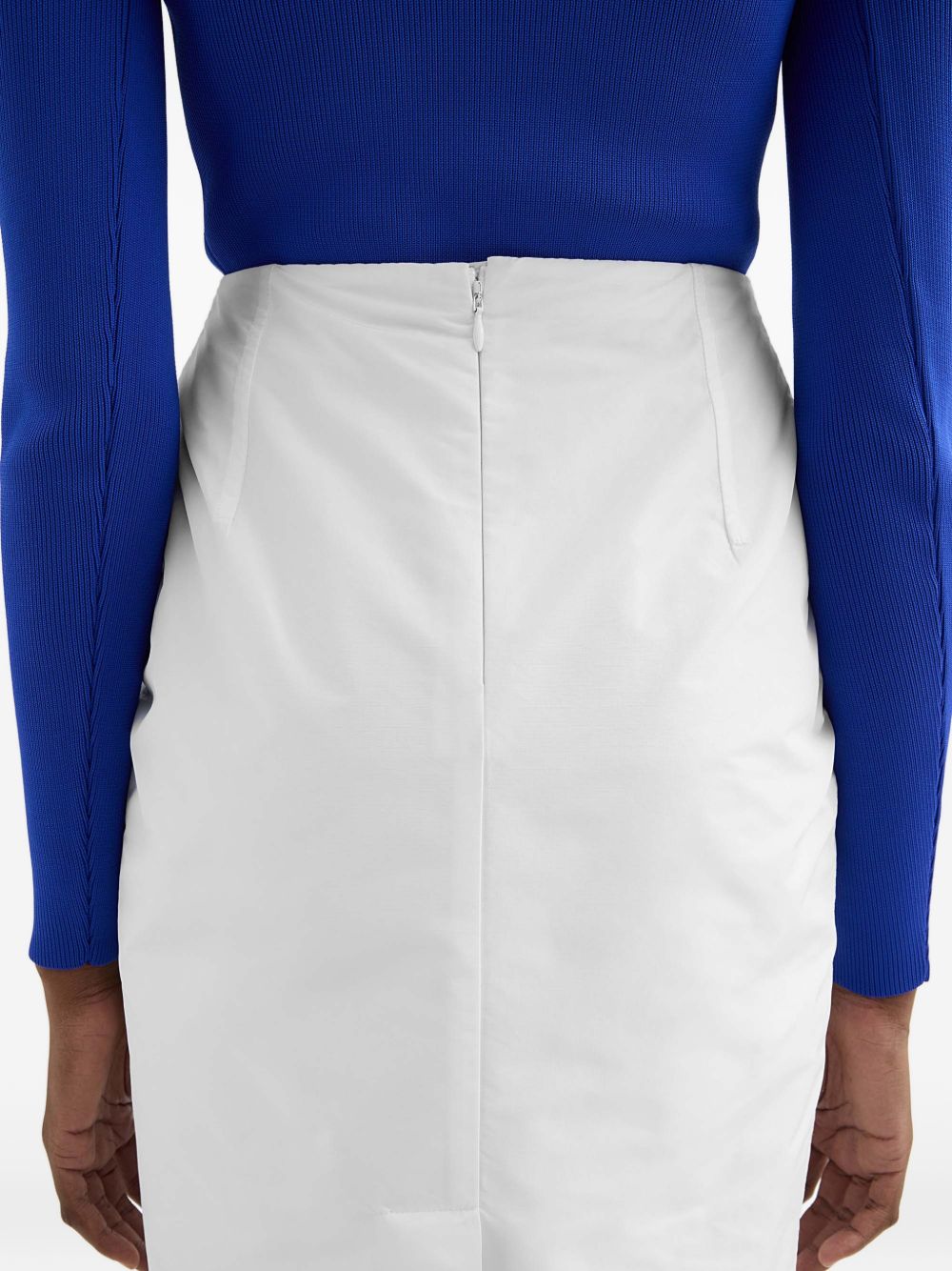Jil Sander Midi Skirt — White Skirts for Women