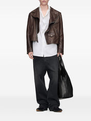 Maison Margiela Box Bag XL Leather Shoulder Bag