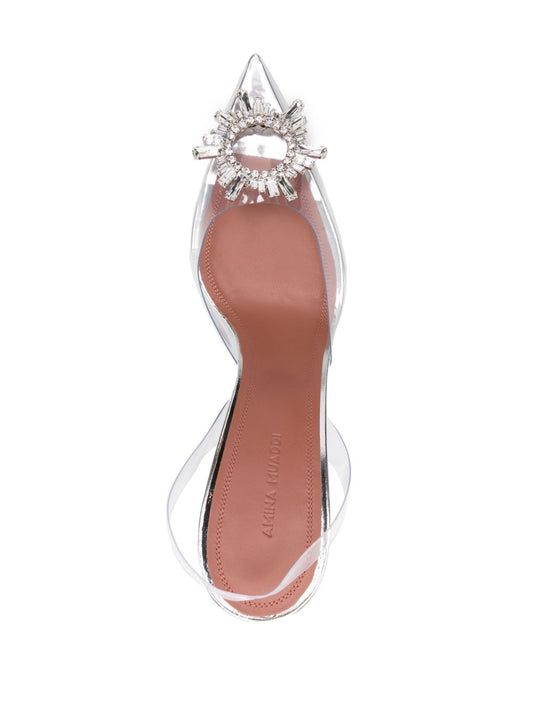 Amina Muaddi Begum Slingback Pumps – Medium Heel