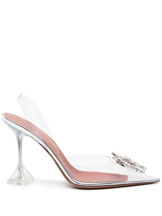 Amina Muaddi Begum Slingback Pumps – Medium Heel