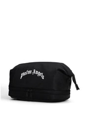 Palm Angels Curved Logo Beauty Pouch