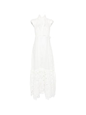Ermanno Scervino Lace Cotton Long Dress