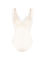 HUNZA Celine Swimsuit — Powder Pink Beachwear