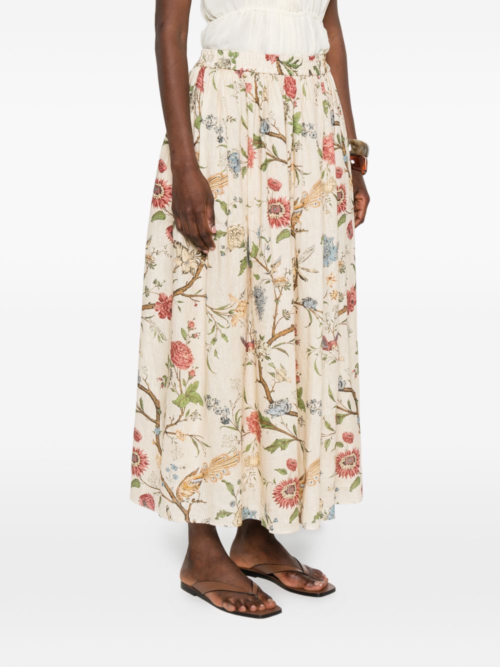 INTO THE EAST Linen Silk Blend Trousers — Resort 2026