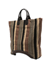 Emporio Armani Striped Tote Bag