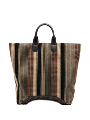 Emporio Armani Striped Tote Bag