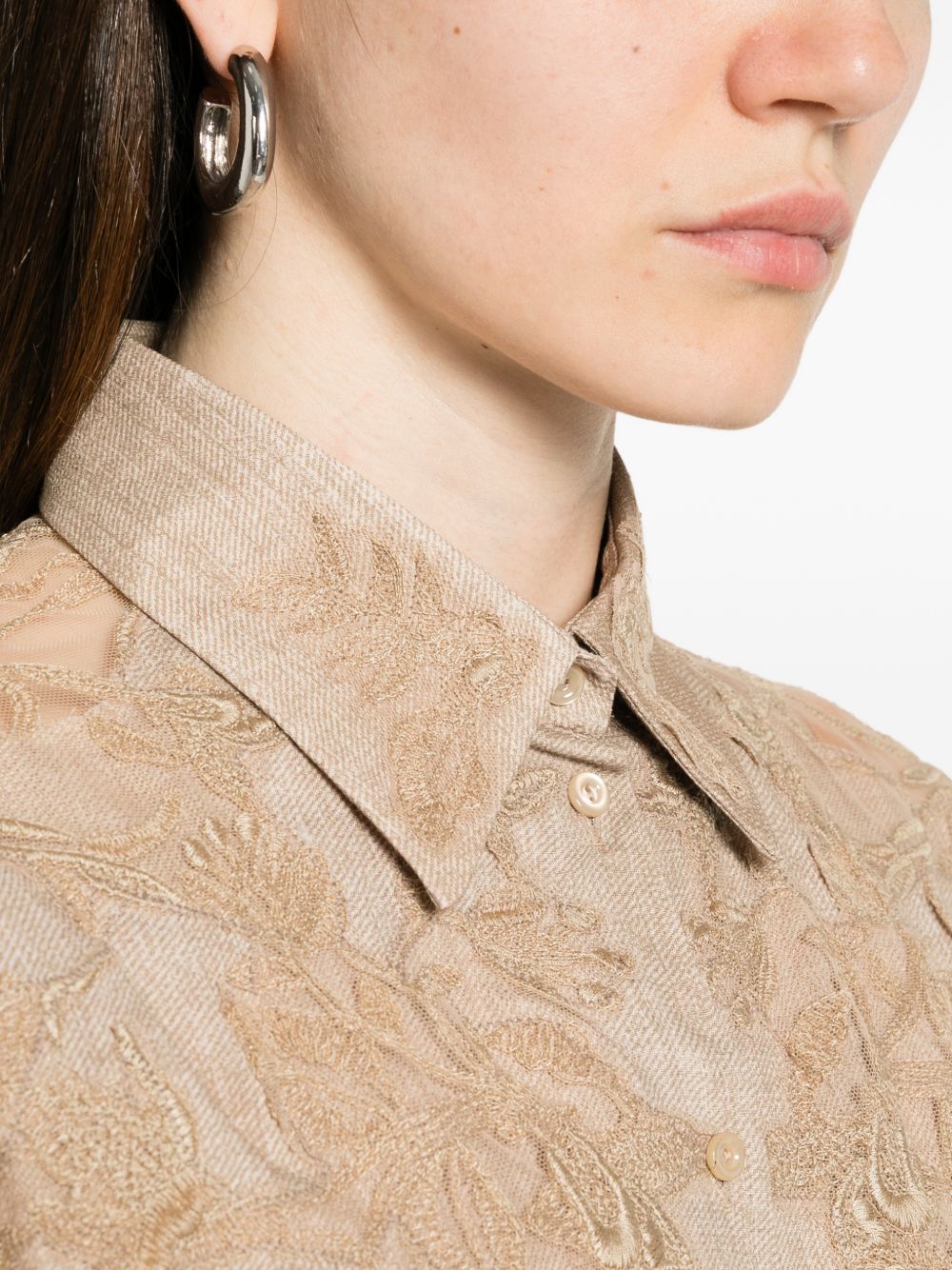 Ermanno Scervino Embroidered Shirt | New In