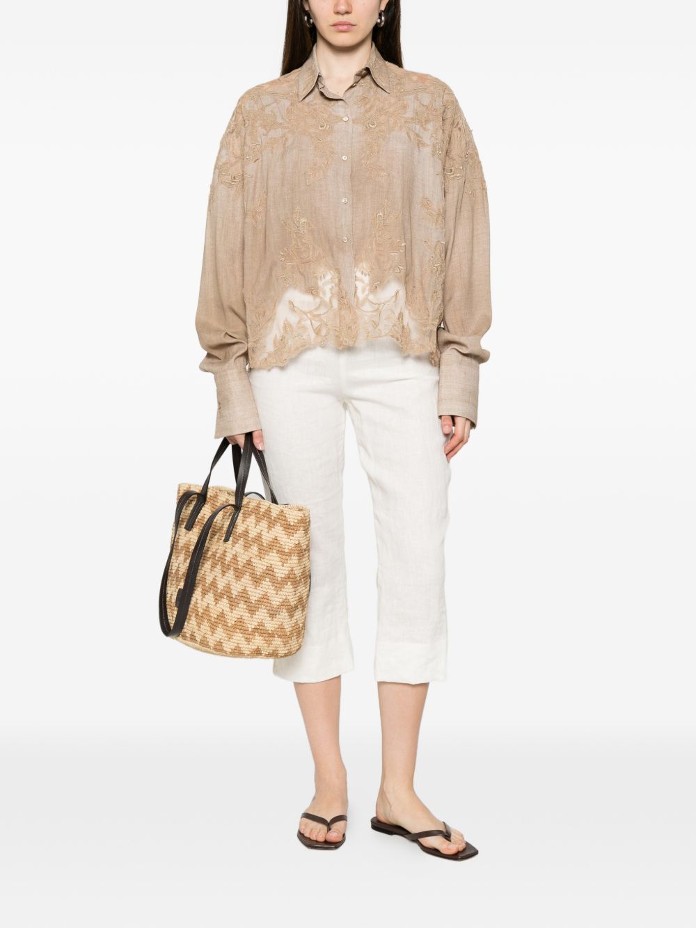 Ermanno Scervino Embroidered Shirt | New In