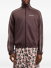 Palm Angels Logo Track Top — Brown Men's Topwear