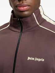 Palm Angels Logo Track Top — Brown Men's Topwear