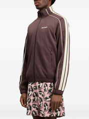 Palm Angels Logo Track Top — Brown Men's Topwear