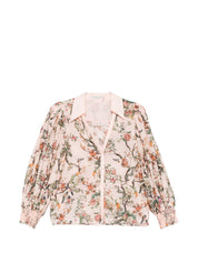 Alice + Olivia Charis Printed Blouse