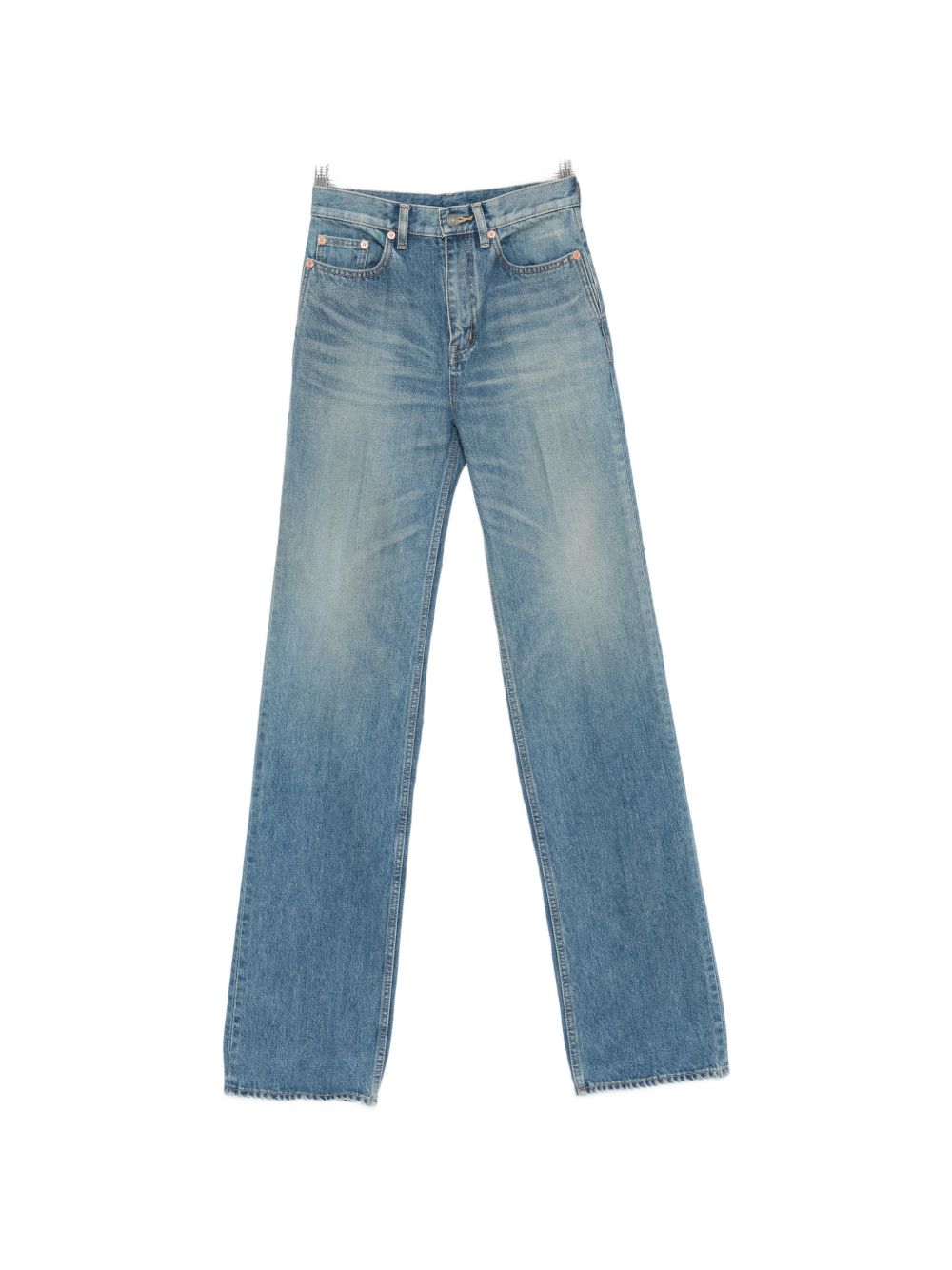 Saint Laurent Denim Cotton Flared Jeans