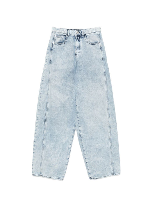 Emporio Armani Denim Cotton Jeans — Light Blue Fit