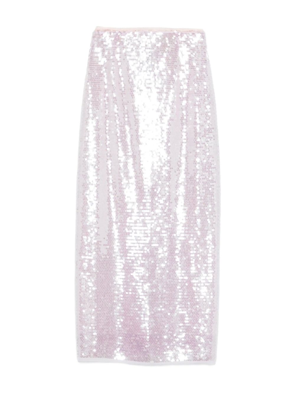 Forte Forte Sequined Long Skirt — Silver Evening Skirt