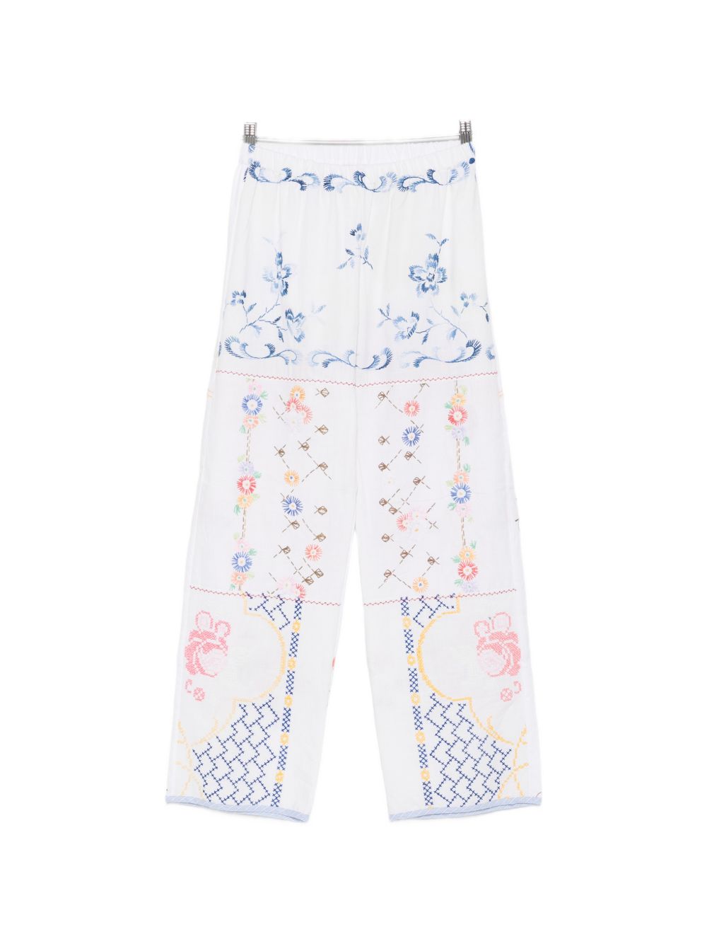 Relax Re-Lux Embroidered Cotton Trousers