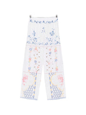 Relax Re-Lux Embroidered Cotton Trousers