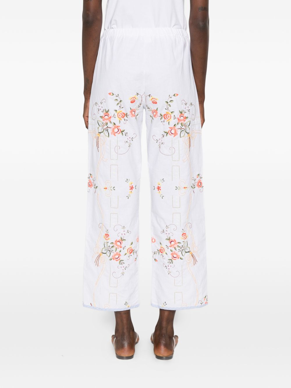 Relax Re-Lux Embroidered Cotton Trousers