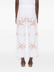 Relax Re-Lux Embroidered Cotton Trousers