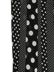 Junya Watanabe Printed Midi Skirt — Black Polka Dot