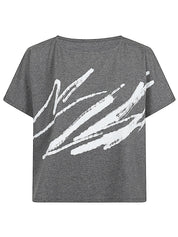 Moyuru Printed Cotton T-Shirt