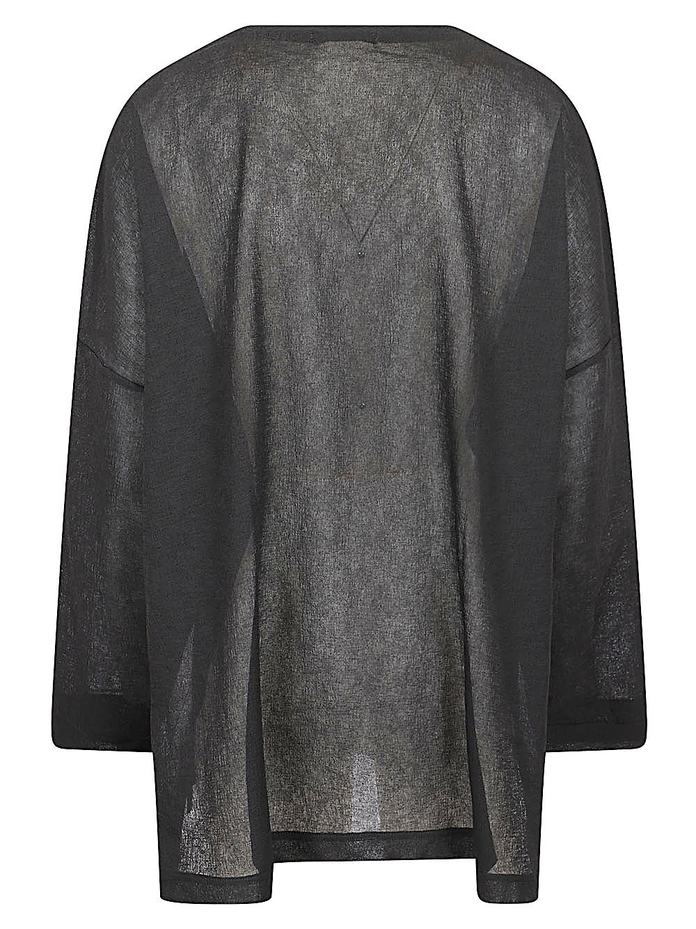 MIZUIRO Sweaters — Black Crewneck Sweater for Women