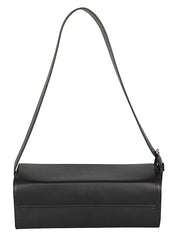 MIZUIRO Shoulder Bag — Black Leather Shoulder Bag