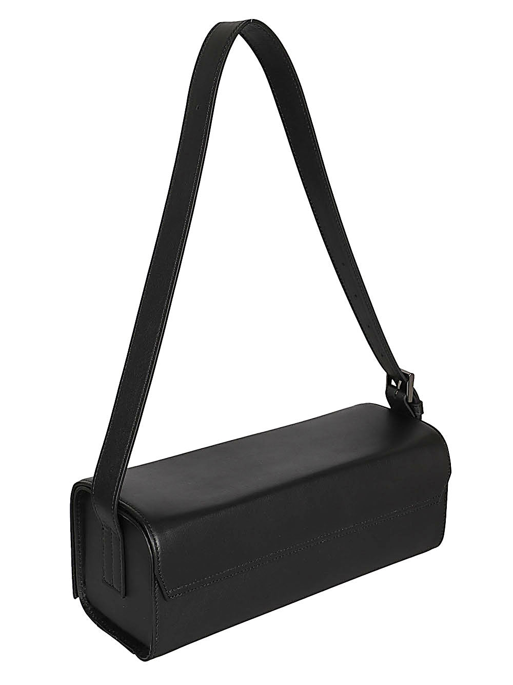 MIZUIRO Shoulder Bag — Black Leather Shoulder Bag