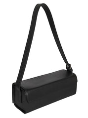 MIZUIRO Shoulder Bag — Black Leather Shoulder Bag