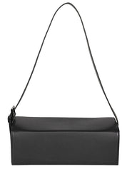 MIZUIRO Shoulder Bag — Black Leather Shoulder Bag