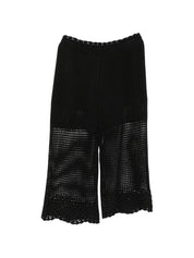 Iro Crochet Knit Wide-Leg Trousers