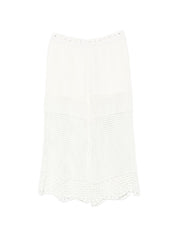 Iro Crochet Knit Wide-Leg Trousers