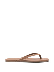 TKESS X Tessabit Sandals — Brown Leather Flats