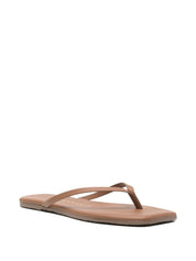 TKESS X Tessabit Sandals — Brown Leather Flats