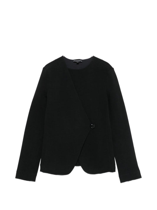 Emporio Armani Jackets — Women's Black Cotton Jacket