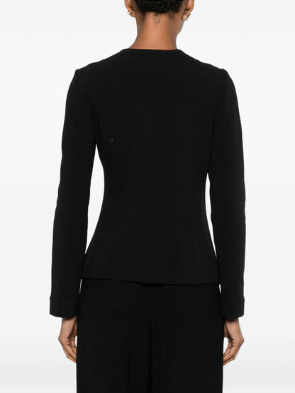 Emporio Armani Jackets — Women's Black Cotton Jacket