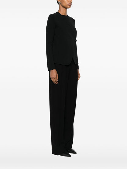 Emporio Armani Jackets — Women's Black Cotton Jacket
