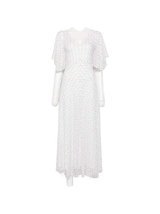 Missoni Dresses — White Midi V‑Neck Dress