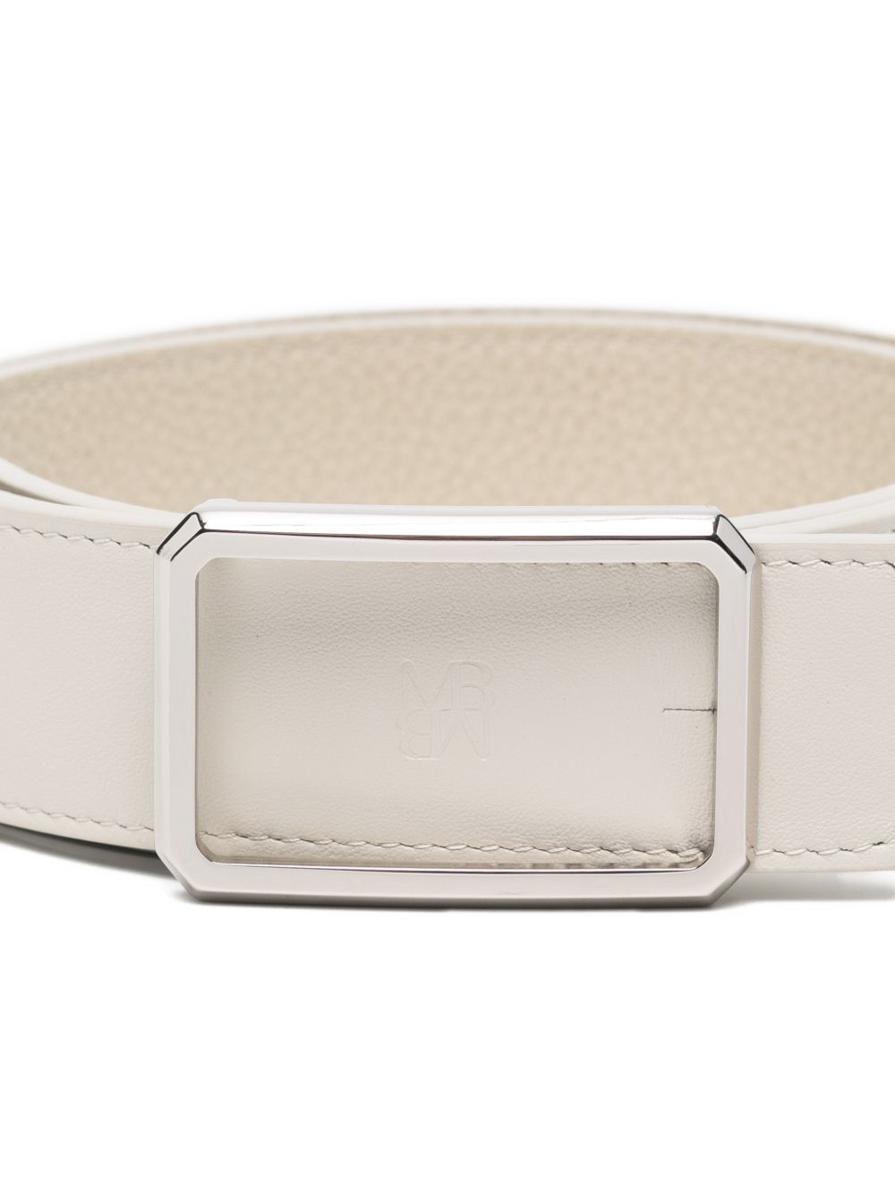 MAISON BOINET Ivory Belts — Luxury Leather Belt