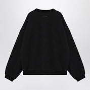 Fear of God Essentials Black sweatshirt with embroidered logo